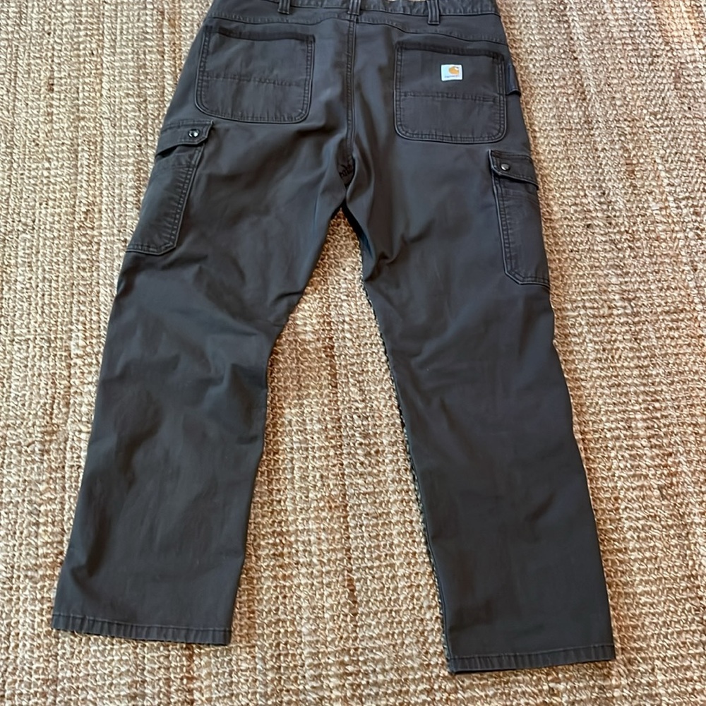 Carhartt Dark Gray Cargo Pants for Men size 36 x 30 relaxed fit - Picture 12 of 12